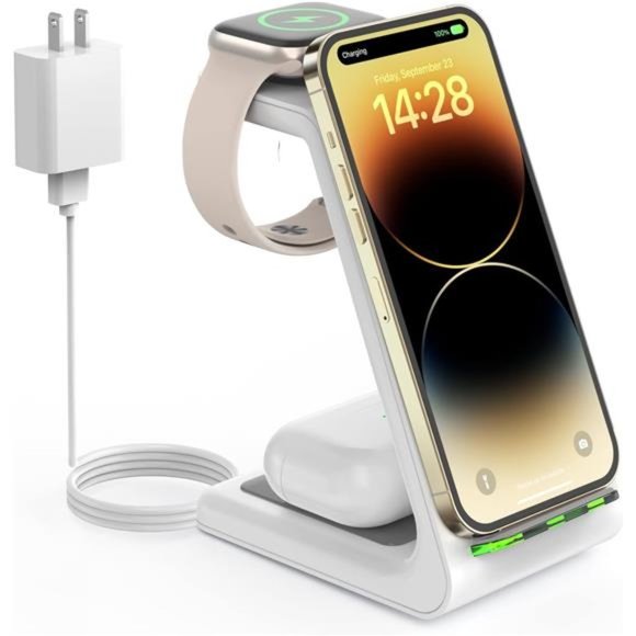 Wireless Charging Station for Apple in Wireless Charger